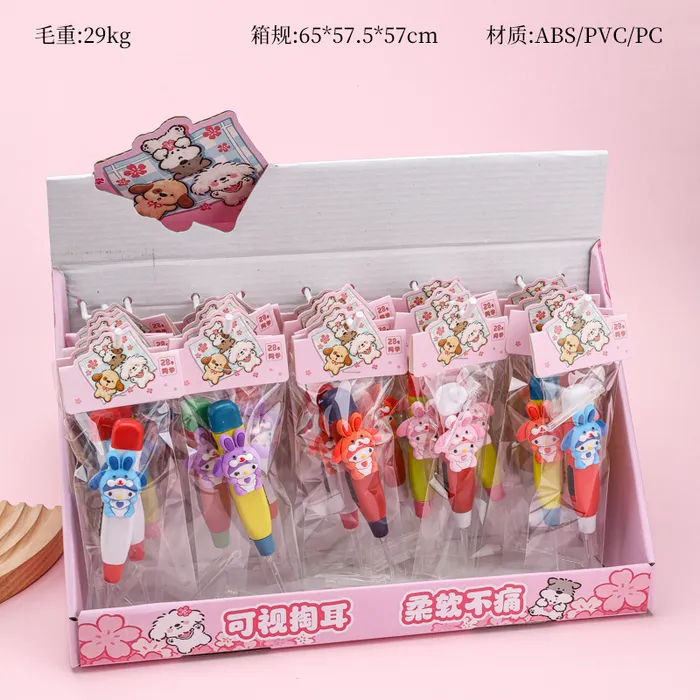 EB-018 товгор хүүхдийн дүрс Sanrio гэрэл чихний халбага (үзүүлэх хайрцаг)