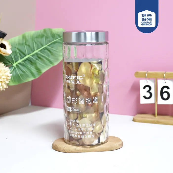 683 дугуй борооны бөмбөлөг шилэн хадгалах сав 2000ML